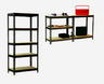 View Item 5 Shelf Metal Storage Racking for Home/Garage/Warehouse